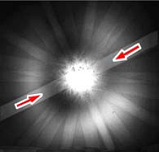 Kikuchi pattern from the Si single crystal for alignment